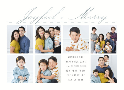 Joyful & Merry Designer Acrylic Block